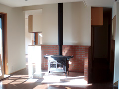 リビング・ストーブ室